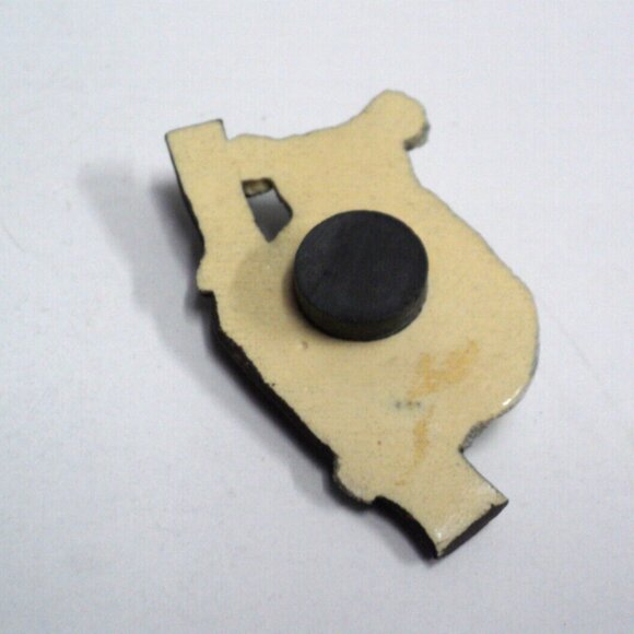 Stone Critters Mother & Baby Koala on Tree Refrigerator Magnet 1990's 3" High - Picture 2 of 2